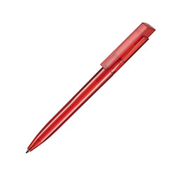 RITTER PEN Druckkugelschreiber Fresh, blaue Mine, rot/transparent