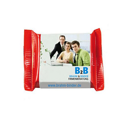 Ritter SPORT Mini mit Papierbanderole, Marzipan, inkl. Druck