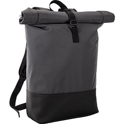 Rollup-Rucksack FLASH-BLACK, schwarz