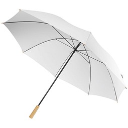 Romee 30'' windbeständiger Golfschirm aus recyceltem PET, weiss