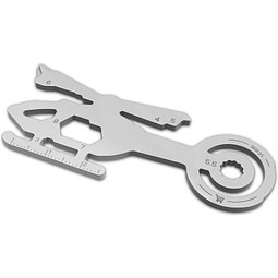ROMINOX® Key Tool // Helicopter - 18 Funktionen, silber