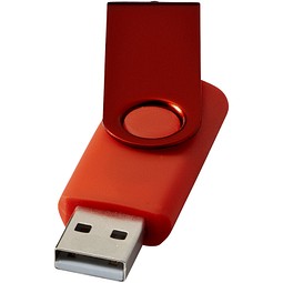 Rotate Metallic USB-Stick, dunkelrot, 4GB
