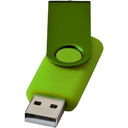 Rotate Metallic USB-Stick, limone, 2GB