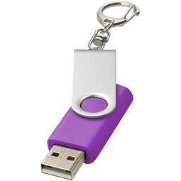 Rotate mit Schlüsselanhänger USB-Stick, lila, 4GB