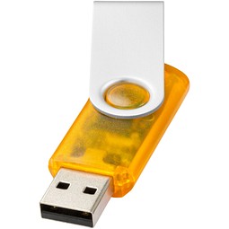 Rotate Transculent USB-Stick, orange, 2GB