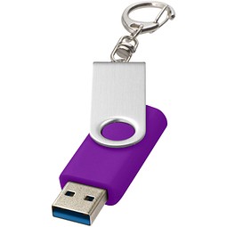 Rotate USB-Stick 3.0 mit Schlüsselanhänger, lila, 128GB