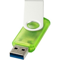 Rotate USB-Stick 3.0 transparent, grün, 16GB