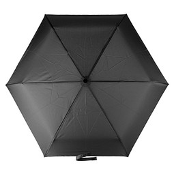 rPET 190T Regenschirm Cynthia, schwarz