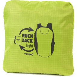 RUCKZACK Falt-Rucksack, grün, schwarz