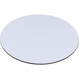 Rundes, bedruckbares Mousepad, weiss
