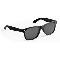 SALEMA. Recyceltem Polyester (100% rPET) Sonnenbrille, Schwarz