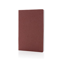 Salton Luxus Kraftpapier Notizbuch A5, kirschrot