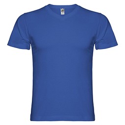 Samoyedo T-Shirt mit V-Ausschnitt für Herren, Royal, L