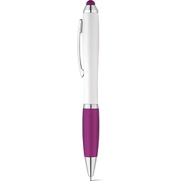 SANS. Kugelschreiber mit Drehmechanik und Metallclip, Violett