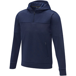 Sayan Kapuzenpullover mit halbem Reißverschluss für Herren, navy, S