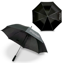 Automatik-Stockschirm Funky, schwarz