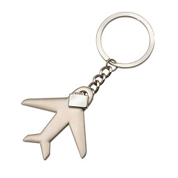 Schlüsselanhänger AIRCRAFT,silber