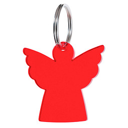Schlüsselanhänger Engel, trend-rot PS