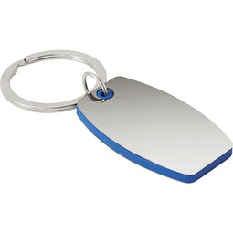 Schlüsselanhänger MIRROR,blau, silber