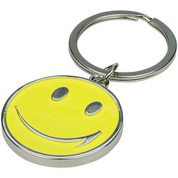 Schlüsselanhänger Smile, gelb
