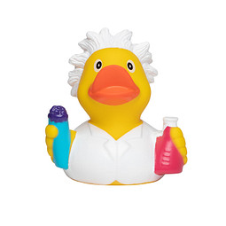 Schnabels® Bade-Ente Chemiker, bunt