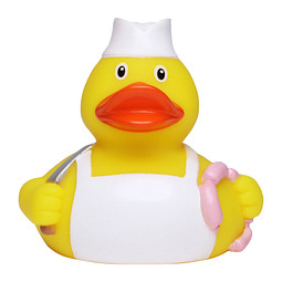 Schnabels® Bade-Ente Lecker Ente!, bunt