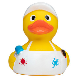 Schnabels® Bade-Ente Maler, bunt