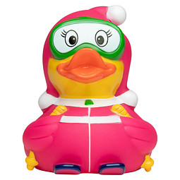 Schnabels® Bade-Ente Ski-Fahrer, bunt