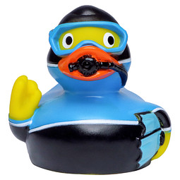 Schnabels® Bade-Ente Taucher, bunt