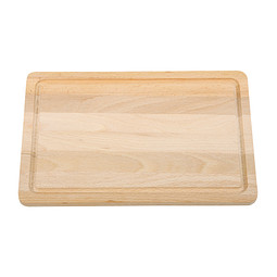 Schneidebrett WOODEN SQUARE,braun