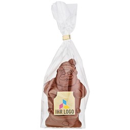 Schoko Weihnachtsmann mit Schokoschild,   1 Stück, Weihnachtsmann 80 g