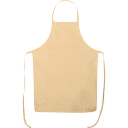Schürze aus Baumwolle, beige