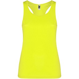 Schura Sport Top für Damen, Fluor Yellow, XL