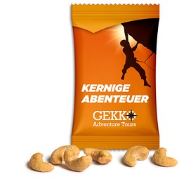 Seeberger Cashewkerne, 10 g, Verbundfolie weiß, inkl. Druck