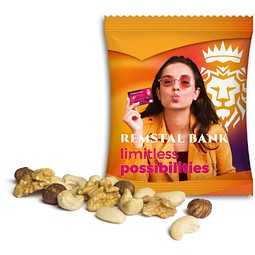 Seeberger Nusskernmischung, 20 g, Folie weiß, inkl. Druck