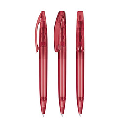 senator® Drehkugelschreiber Bridge Clear, blaue Mine, rot 201