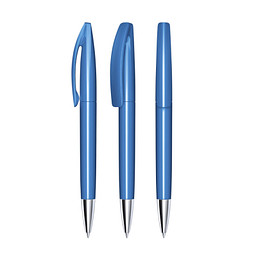 senator® Drehkugelschreiber Bridge Polished MT, blaue Mine, blau 2935