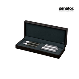 senator® Carbon Line Set I Füllhalter, Kugelschreiber, Metall