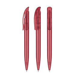 senator® Druckkugelschreiber Challenger Clear, blaue Mine, rot 201