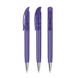 senator® Druckkugelschreiber Challenger Clear MT, blaue Mine, violett 267