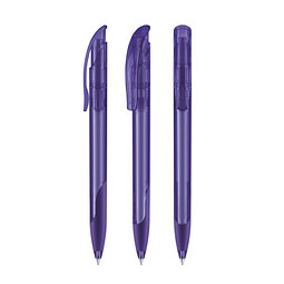 senator® Druckkugelschreiber Challenger Clear SG, blaue Mine, violett 267