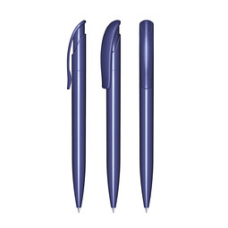 senator® Druckkugelschreiber Challenger Polished, blaue Mine, blau 2757