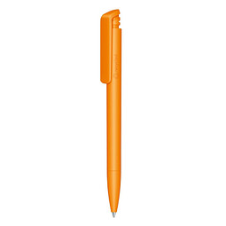 senator® Druckkugelschreiber Trento Matt Recycled, blaue Mine, orange 151