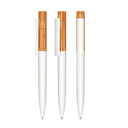 senator® Drehkugelschreiber Headliner Clear, blaue Mine, weiß,orange 151