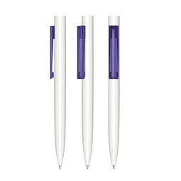 senator® Drehkugelschreiber Headliner Polished, blaue Mine, weiß,violett 267