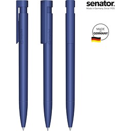 senator® Liberty Matt Recyceld Druckkugelschreiber, blau 2757