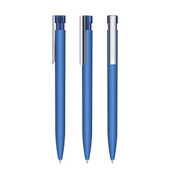senator® Druckkugelschreiber Liberty Soft Touch MC, blaue Mine, blau 2935