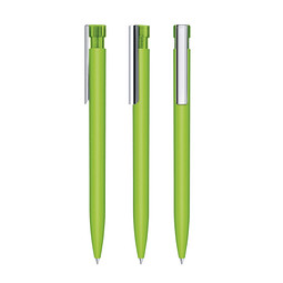 senator® Druckkugelschreiber Liberty Soft Touch MC, blaue Mine, grün 376