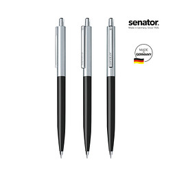 SENATOR Point Metal Druckkugelschreiber, schwarz
