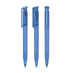 senator® Druckkugelschreiber Super Hit Frosted, blaue Mine, blau 2935